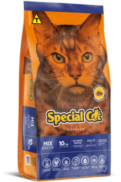 RAÇÃO SPECIAL CAT MIX ADULTO SACO 10,1KG