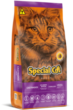 RAÇÃO SPECIAL CAT CASTRADO ADULTO – SACO 10,1KG